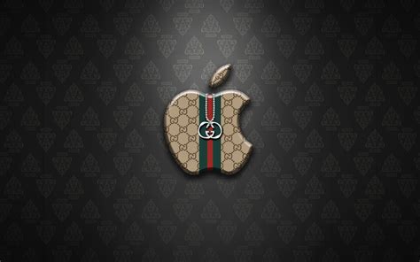 gucci apple logo background.